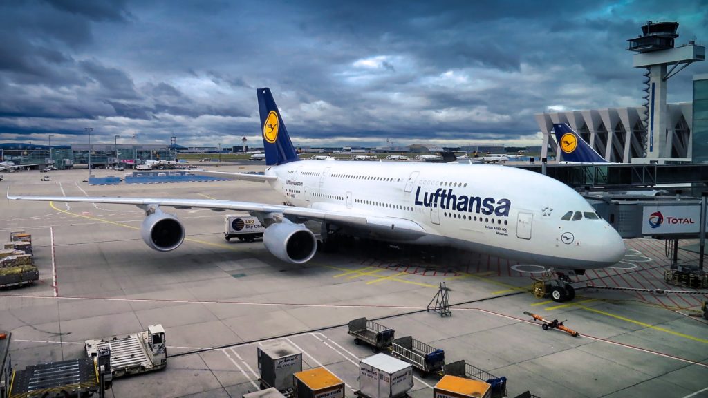 opóźniony lot - Lufthansa
